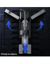 Hurtownia GSM - Uchwyt samochodowy USAMS US-ZJ060 Air Vent Metal Gravity szary/grey - USA744GRY - {ean13} - Hurt