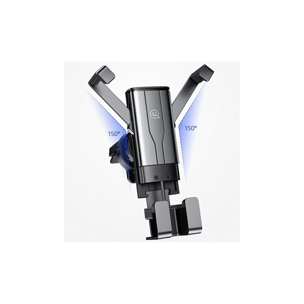 Hurtownia GSM - Uchwyt samochodowy USAMS US-ZJ060 Air Vent Metal Gravity szary/grey - USA744GRY - {ean13} - Hurt