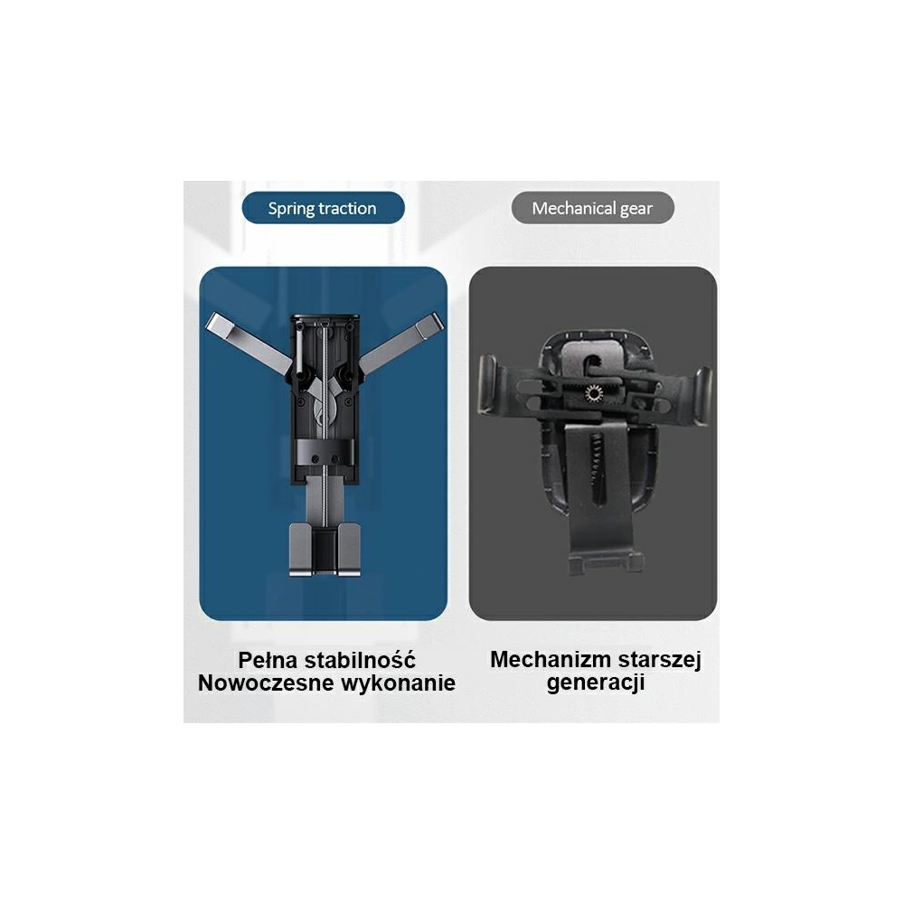 Hurtownia GSM - Držák do auta USAMS US-ZJ060 Air Vent Metal Gravity šedý/grey - USA744GRY - {ean13} - Hurt