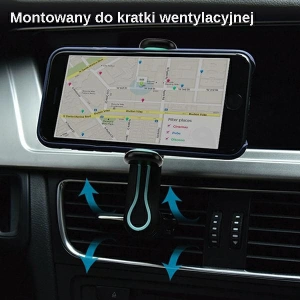 Hurtownia GSM - Uchwyt samochodowy USAMS Air Vent Tuyere FX Series biały/white VSFX02 - USA745WHT - {ean13} - Hurt
