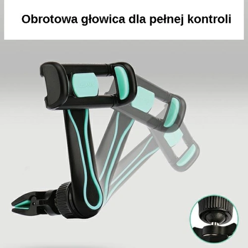 Uchwyt samochodowy USAMS Air Vent Tuyere FX Series biały/white VSFX02