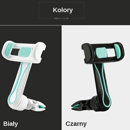 Uchwyt samochodowy USAMS Air Vent Tuyere FX Series biały/white VSFX02