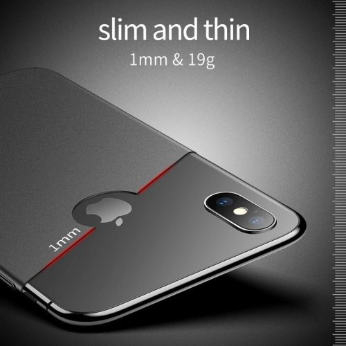 Etui MSVII Logo Cut-Out iPhone XS/X 5.8 Black