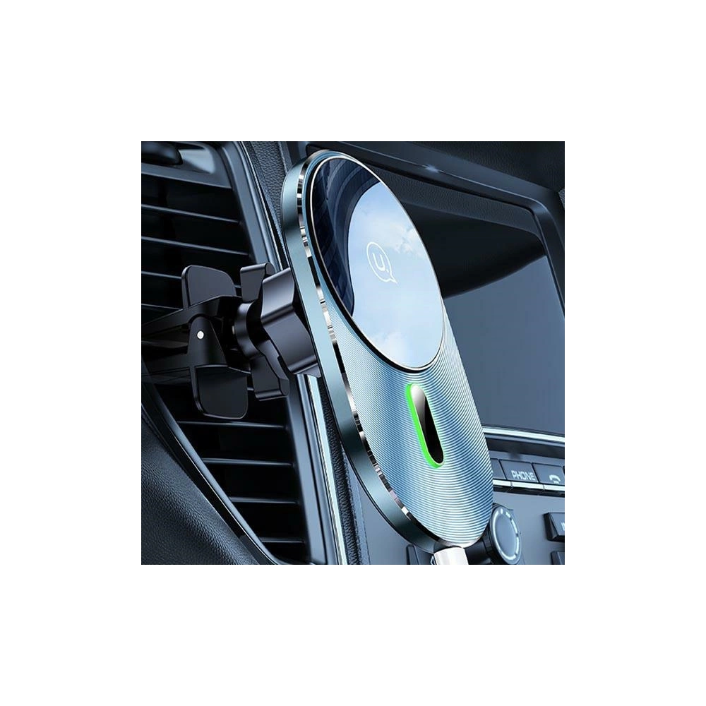 Hurtownia GSM - Upevnění do auta s indukčním nabíjením USAMS Magnetic Car Wireless Charging 15W Air Vent šedé/grey CD170DZ01 - USA750GRY - {ean13} - Hurt