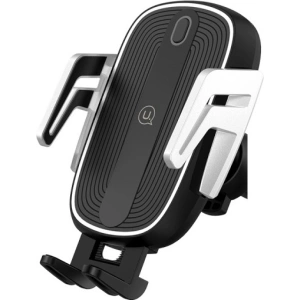 Wholesale USAMS Wireless Charger Car Mount US-CD101 Automatic Induction 10W Dashboard black CD101ZJ01 - USA752BLK - {ean13} - Hurt
