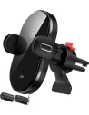 Uchwyt samochodowy z ładowaniem indukcyjnym USAMS US-CD132 15W Automatic Air Vent czarny/black CD132ZJ01