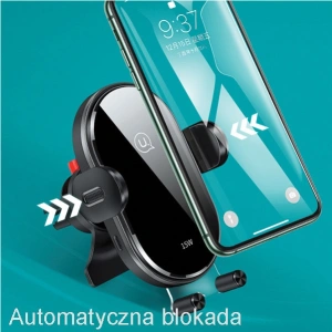 Hurtownia GSM - Automatický držák do auta s indukčním nabíjením USAMS US-CD132 15W pro vzduchový ventil černý/black CD132ZJ01 - USA756BLK - {ean13} - Hurt