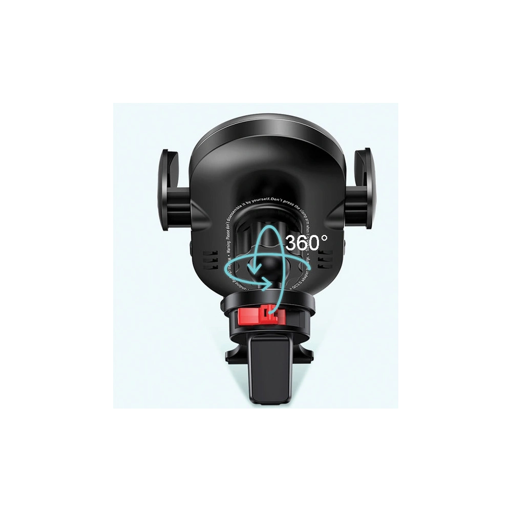 Hurtownia GSM - Uchwyt samochodowy z ładowaniem indukcyjnym USAMS US-CD132 15W Automatic Air Vent czarny/black CD132ZJ01 - USA756BLK - {ean13} - Hurt