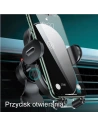 Hurtownia GSM - Uchwyt samochodowy z ładowaniem indukcyjnym USAMS US-CD132 15W Automatic Air Vent czarny/black CD132ZJ01 - USA756BLK - {ean13} - Hurt