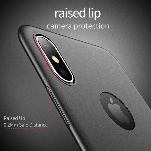 Etui MSVII Logo Cut-Out iPhone XS/X 5.8 Black