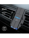 Hurtownia GSM - Uchwyt samochodowy z ładowaniem indukcyjnym USAMS US-CD133 10W Automatic Air Vent czarny/black Starod CD133ZJ01 - USA757BLK - {ean13} - Hurt