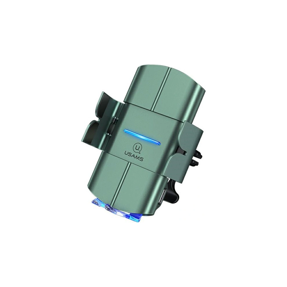 Hurtownia GSM - Uchwyt samochodowy z ładowaniem indukcyjnym USAMS US-CD133 10W Automatic Air Vent zielony/green Starod CD133ZJ02 - USA758GRN - {ean13} - Hurt