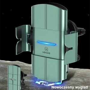 Hurtownia GSM - Uchwyt samochodowy z ładowaniem indukcyjnym USAMS US-CD133 10W Automatic Air Vent zielony/green Starod CD133ZJ02 - USA758GRN - {ean13} - Hurt