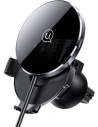 Upevnění do auta s indukčním nabíjením USAMS US-CD164 15W 2w1 Magnetic Air Vent černý/black CD164DZ01