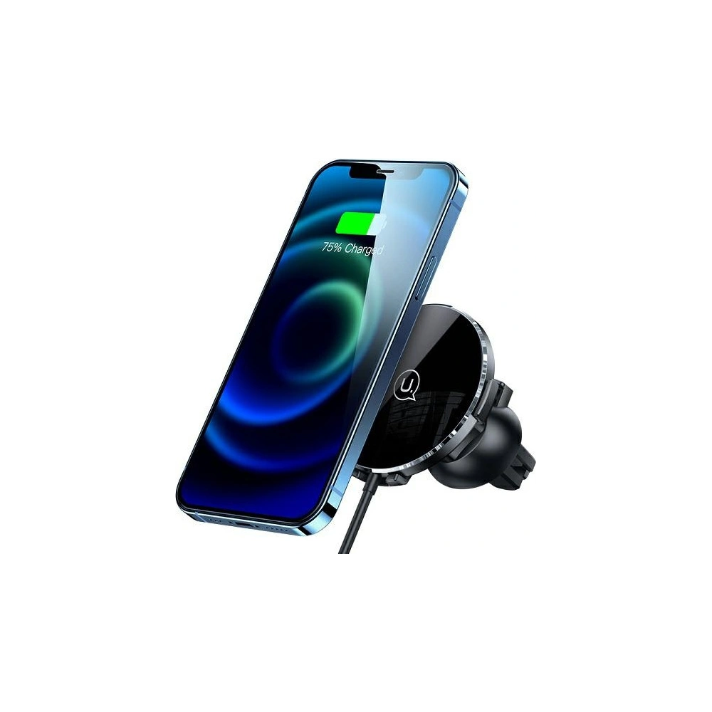 Hurtownia GSM - Upevnění do auta s indukčním nabíjením USAMS US-CD164 15W 2w1 Magnetic Air Vent černý/black CD164DZ01 - USA761BLK - {ean13} - Hurt