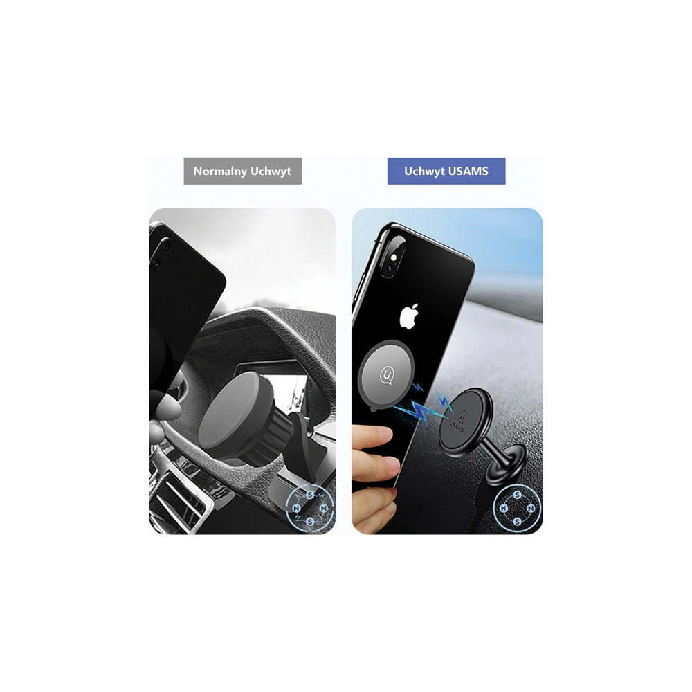 Wholesale USAMS Magnetic Dashboard Car Mount US-ZJ049 red ZJ49ZJ02 - USA766RED - {ean13} - Hurt