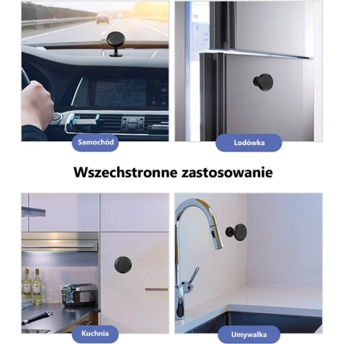 Uchwyt samochodowy magnetyczny USAMS na kokpit US-ZJ049 czerwony/red  ZJ49ZJ02