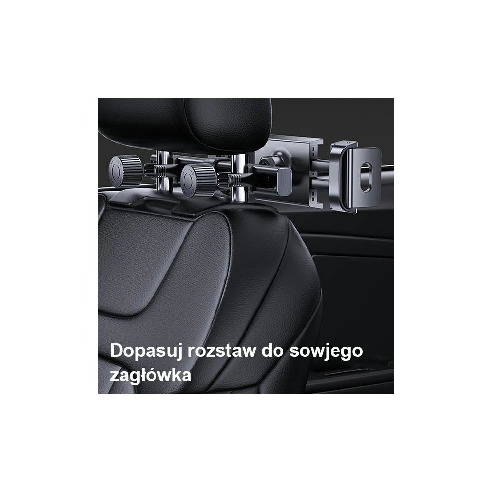 Hurtownia GSM - Uchwyt samochodowy USAMS na zagłówek czarny/black ZJ68ZJ01 - USA769BLK - {ean13} - Hurt