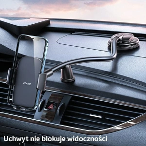 Hurtownia GSM - Držák do auta USAMS na palubní desku černý/black ZJ065ZJ01 - USA770BLK - {ean13} - Hurt