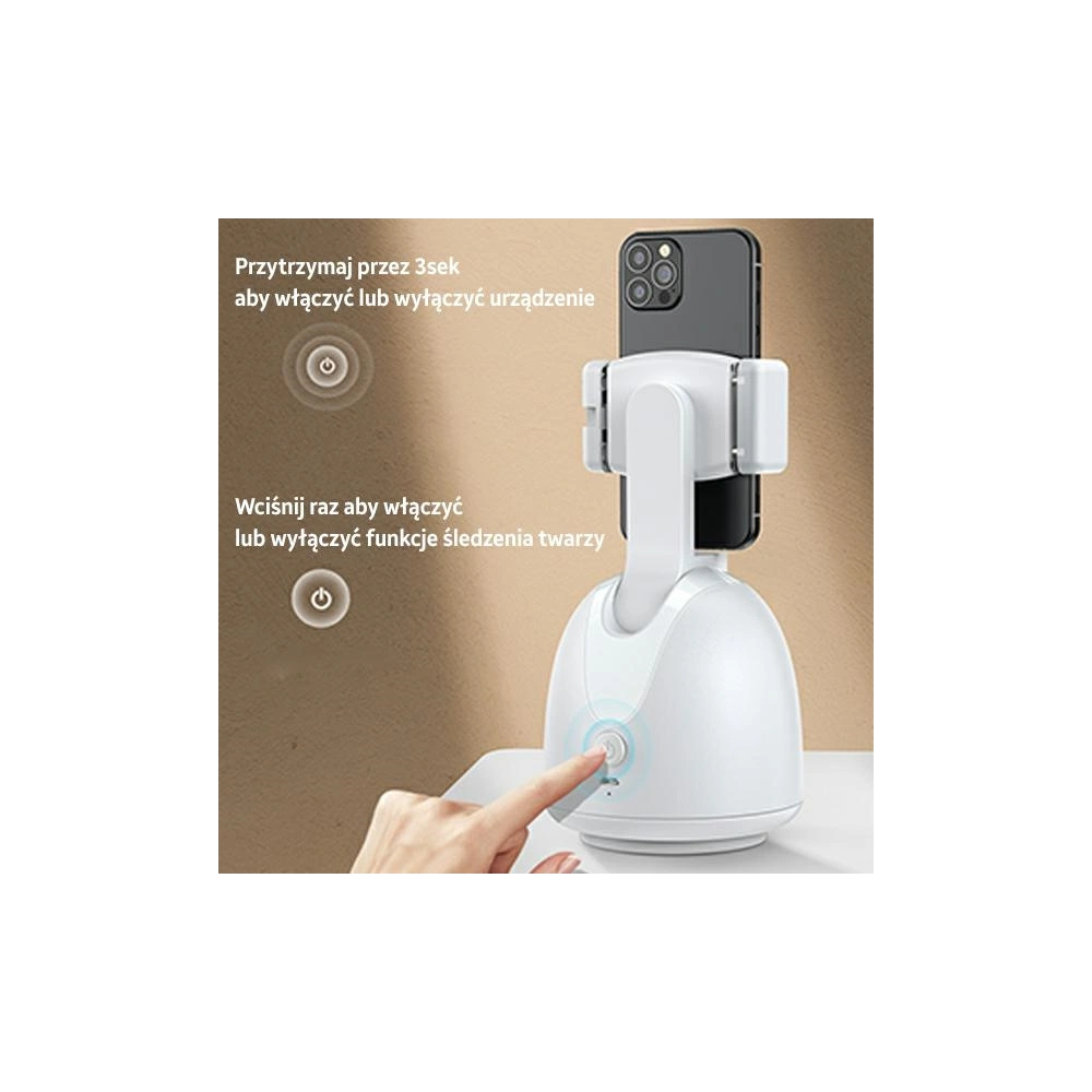 Wholesale USAMS Face Tracking Phone Holder white ZB239GPQ01 (US-ZB239) - USA772WHT - {ean13} - Hurt