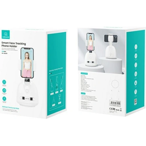 Uchwyt USAMS z funkcją śledzenia twarzy biały/white ZB239GPQ01