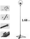 Hurtownia GSM - Statyw na telefon USAMS z lampą LED tripod czarny/black ZB241ZJ01 - USA773BLK - {ean13} - Hurt
