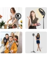 Hurtownia GSM - Statyw na telefon USAMS z lampą LED tripod czarny/black ZB241ZJ01 - USA773BLK - {ean13} - Hurt