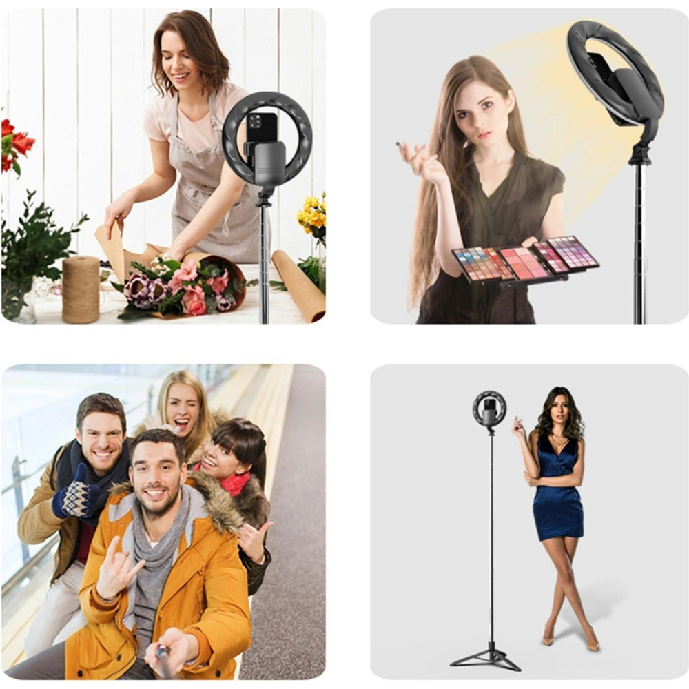 Hurtownia GSM - Stativ na telefon USAMS s LED lampou tripod černý/black ZB241ZJ01 - USA773BLK - {ean13} - Hurt