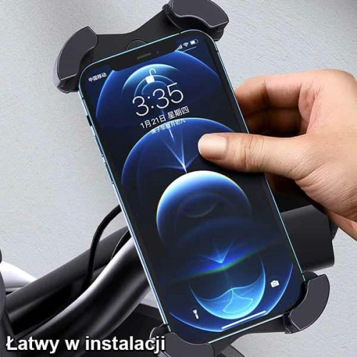 Uchwyt rowerowy USAMS US-ZJ064 czarny/black ZJ064ZJ01