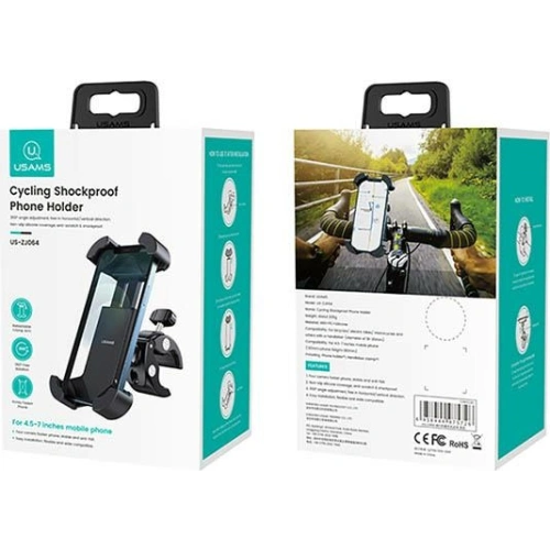 Uchwyt rowerowy USAMS US-ZJ064 czarny/black ZJ064ZJ01