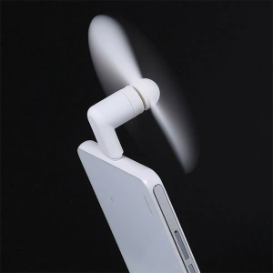 Wholesale USAMS Mini Fan microUSB white MICMF02 (US-ZB009) - USA777WHT - {ean13} - Hurt