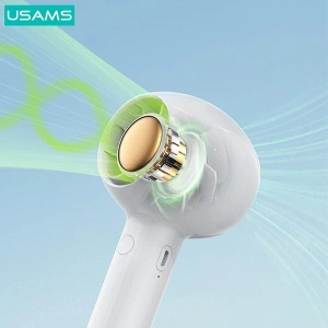 Wholesale USAMS Hand Fan Mini 1200mAh Candy Series white ZB251FS01 (US-ZB251) - USA778WHT - {ean13} - Hurt