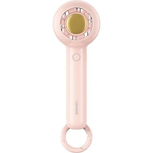 Wholesale USAMS Hand Fan Mini 1200mAh Candy Series pink ZB251FS02 (US-ZB251) - USA779PNK - {ean13} - Hurt