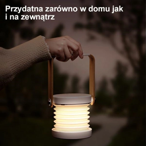 Wielofunkcyjna nocna lampka LED USAMS biały/white ZB249YH01