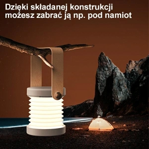 Hurtownia GSM - Wielofunkcyjna nocna lampka LED USAMS biały/white ZB249YH01 - USA783WHT - {ean13} - Hurt