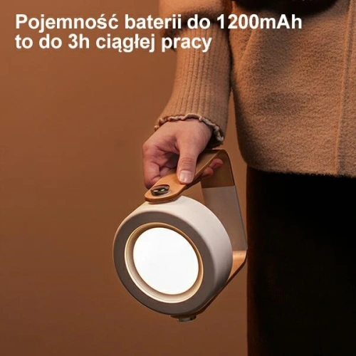 Wielofunkcyjna nocna lampka LED USAMS biały/white ZB249YH01