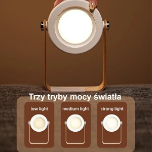 Hurtownia GSM - Wielofunkcyjna nocna lampka LED USAMS biały/white ZB249YH01 - USA783WHT - {ean13} - Hurt