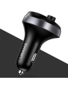 Hurtownia GSM - Transmiter FM USAMS C11, zestaw głośnomówiący, Bluetooth, MP3, 2xUSB 2,1A czarny/black CC62GC01 - USA784BLK - {ean13} - Hurt