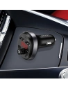 Hurtownia GSM - Transmiter FM USAMS C11, zestaw głośnomówiący, Bluetooth, MP3, 2xUSB 2,1A czarny/black CC62GC01 - USA784BLK - {ean13} - Hurt