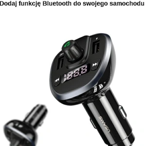 Hurtownia GSM - FM transmitter USAMS C21, hands-free kit, Bluetooth 5.0, MP3, 2xUSB 3,4A černý/black CC115GC01 - USA785BLK - {ean13} - Hurt