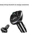 Hurtownia GSM - Transmiter FM USAMS C21, zestaw głośnomówiący, Bluetooth 5.0, MP3, 2xUSB 3,4A czarny/black CC115GC01 - USA785BLK - {ean13} - Hurt
