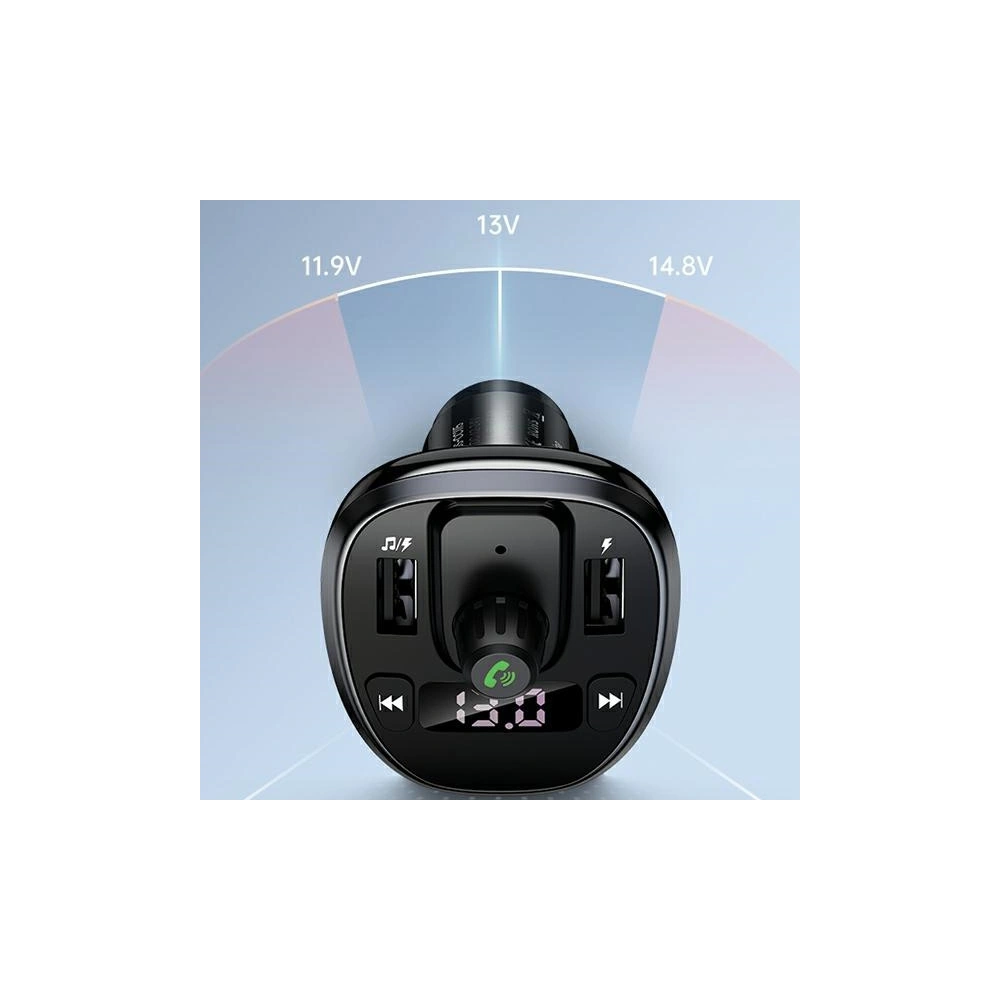 Hurtownia GSM - FM transmitter USAMS C21, hands-free kit, Bluetooth 5.0, MP3, 2xUSB 3,4A černý/black CC115GC01 - USA785BLK - {ean13} - Hurt