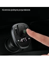 Wholesale Transmitter FM USAMS C21, Bluetooth 5.0, MP3, 2xUSB 3,4A black CC115GC01 - USA785BLK - {ean13} - Hurt