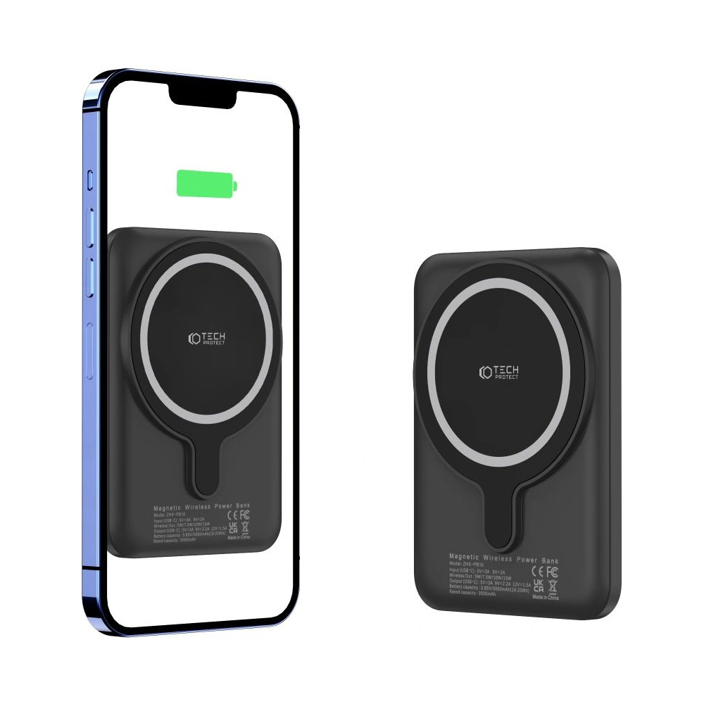 Wholesale Tech-Protect PB10 LifeMag Powerbank MagSafe 5000mah Black - THP1281BLK - {ean13} - Hurt