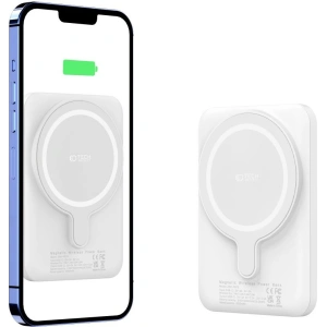 Hurtownia GSM - Powerbank MagSafe Tech-Protect PB10 LifeMag 5000mah White - THP1282WHT - {ean13} - Hurt