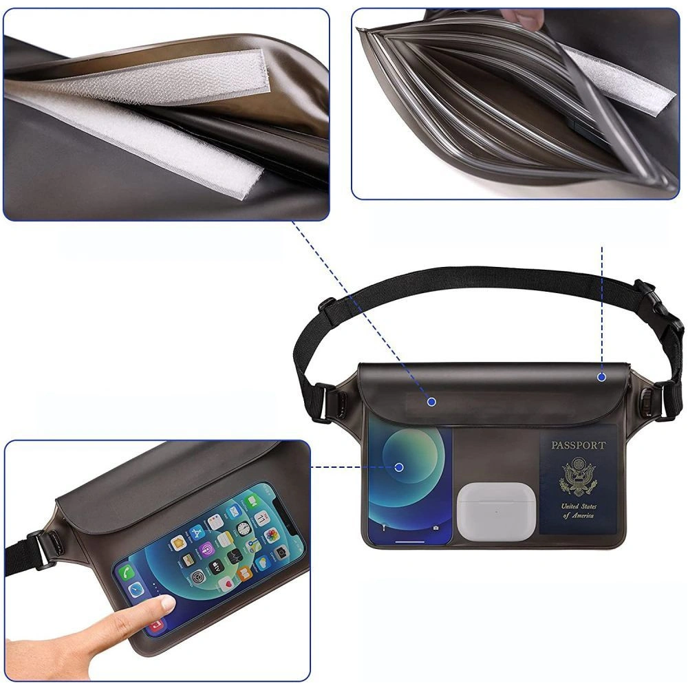 Hurtownia GSM - Sáček vodotěsný Tech-Protect Univerzální vodotěsný pouch čirý - THP1284CL - {ean13} - Hurt