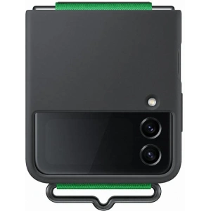 Wholesale Samsung Galaxy Z Flip 4 EF-GF721TBEGWW black Silicone Cover Strap - SMG739 - {ean13} - Hurt