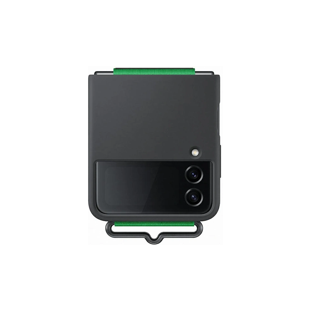 Wholesale Samsung Galaxy Z Flip 4 EF-GF721TBEGWW black Silicone Cover Strap - SMG739 - {ean13} - Hurt