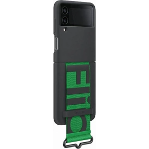 Wholesale Samsung Galaxy Z Flip 4 EF-GF721TBEGWW black Silicone Cover Strap - SMG739 - {ean13} - Hurt