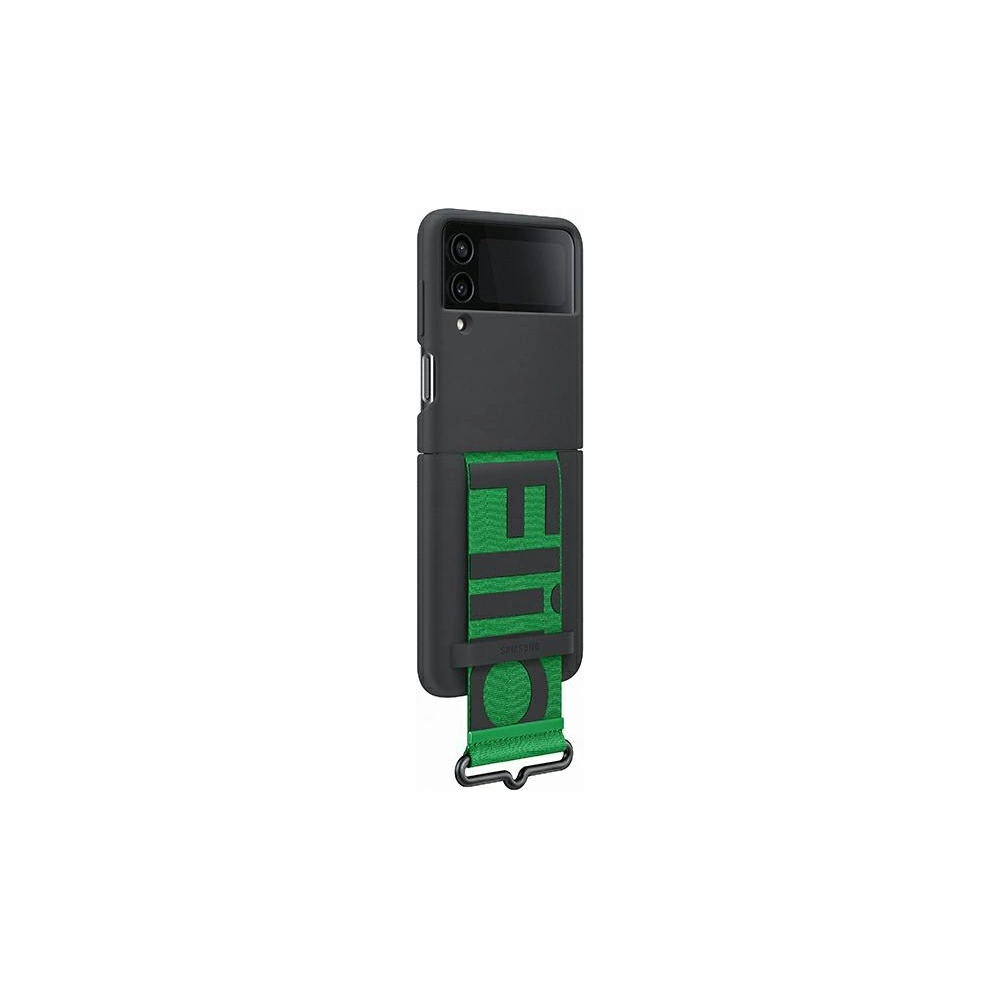 Wholesale Samsung Galaxy Z Flip 4 EF-GF721TBEGWW black Silicone Cover Strap - SMG739 - {ean13} - Hurt